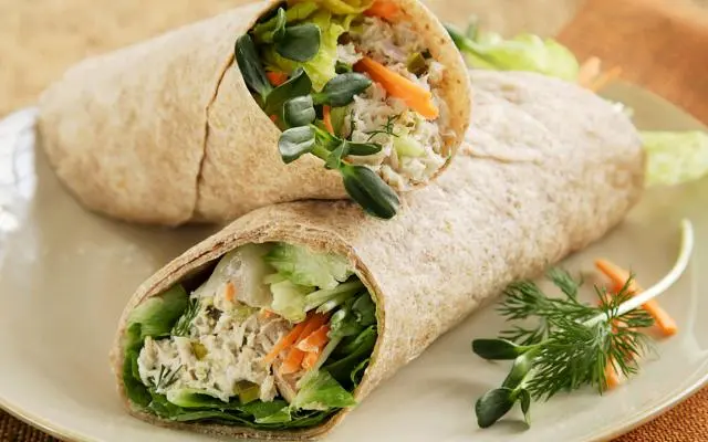 Wrap tonijnsalade